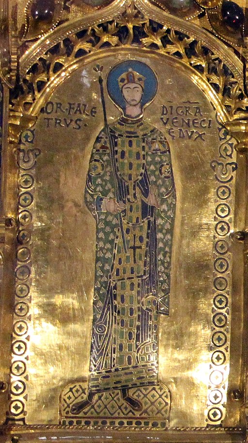 Pala d'oro- part. - Il doge Ordelaffo Faletro