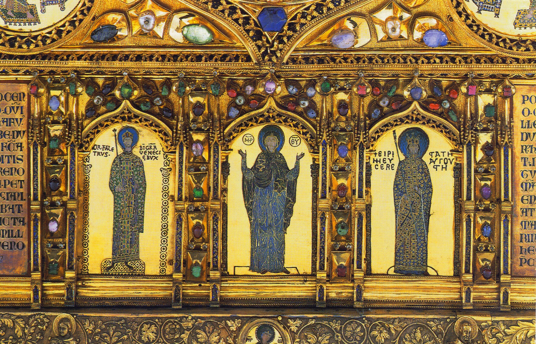 Pala d'oro- part. -La Vergine Orante Pala d'oro- part. -La Vergine Orante